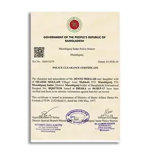 Police Clearance Certificate-Jakwan BD